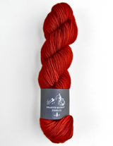 Red Orange Skein of Yarn