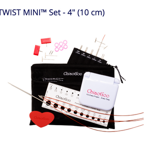 ChiaoGoo Twist Mini 4" Tips Set