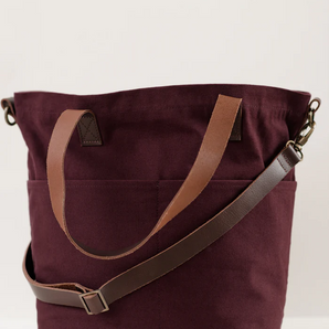 Twig & Horn Canvas Crossbody Project Tote