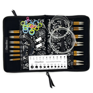 ChiaoGoo Spin Bamboo Interchangeable Needle Set (Complete Sizes US 2-25)