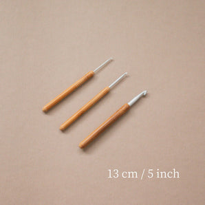 Seeknit Koushitsu Bamboo Crochet Hook with Aluminium Tips