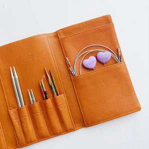 Lotus Pamir Leather Interchangeable Needle Cases (Empty!)