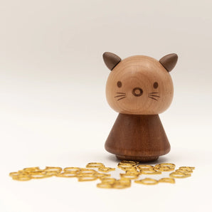 Ikigai Stitch Marker Kitty