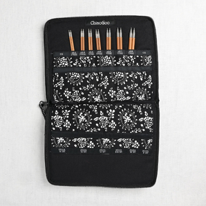 ChiaoGoo Spin Bamboo Interchangeable Needle Set (Small Sizes US 2-8)