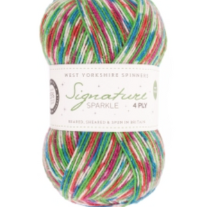 West Yorkshire Spinners 4-ply Christmas Sock