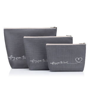 Della Q Mesh and Zip Pouchs