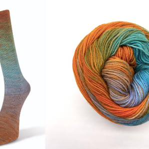 Laines Du Nord Watercolor Sock