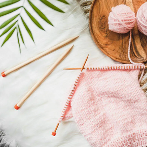 KnitPro Basix Beech 10" Straight Needles