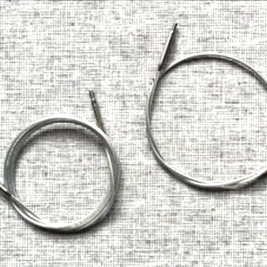 Lykke Braided Steel Swivel Cords for Flight Mini Tips (US 0 - US 2.5)