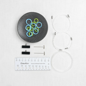 ChiaoGoo Spin Bamboo Interchangeable Needle Set (Large, Sizes US 9-15)