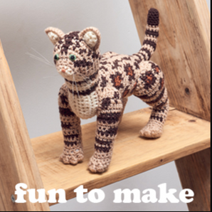 "Crocheted Cats:  10 Feline Friends to Crochet" by Vanessa Mooncie