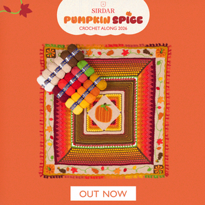 Pumpkin Spice Blanket Crochet Along with Sirdar Yarns