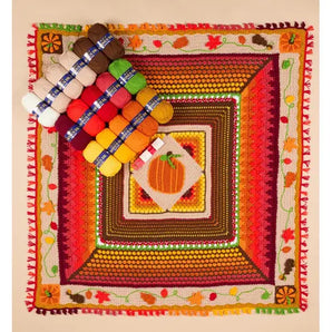 Pumpkin Spice Blanket Crochet Along with Sirdar Yarns