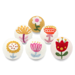 Eco Wool Dryer Balls - The Flower Collection