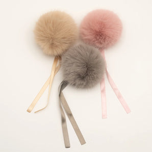 Ikigai Faux Fur Pom-Poms