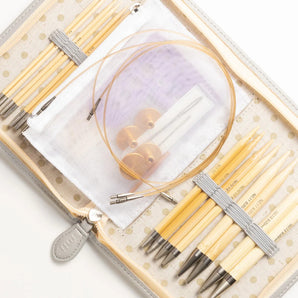 Tulip CarryC Interchangeable Bamboo Knitting Needle Set