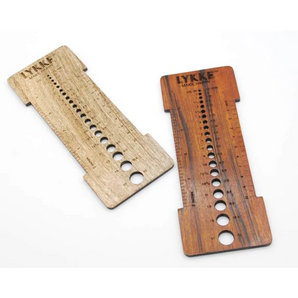 Lykke Wooden Needle Sizer and Gauge Tool