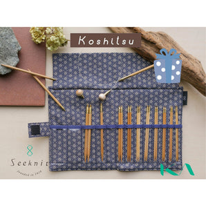 SeeKnit Koshitsu Bamboo Luxe 5" Interchangeable Needle Set