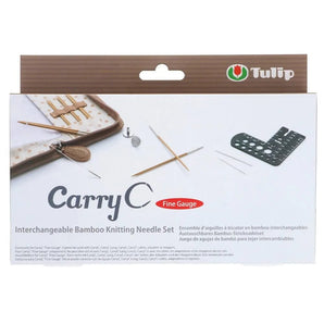 Tulip CarryC Fine Gauge Interchangeable Bamboo Knitting Needle Set